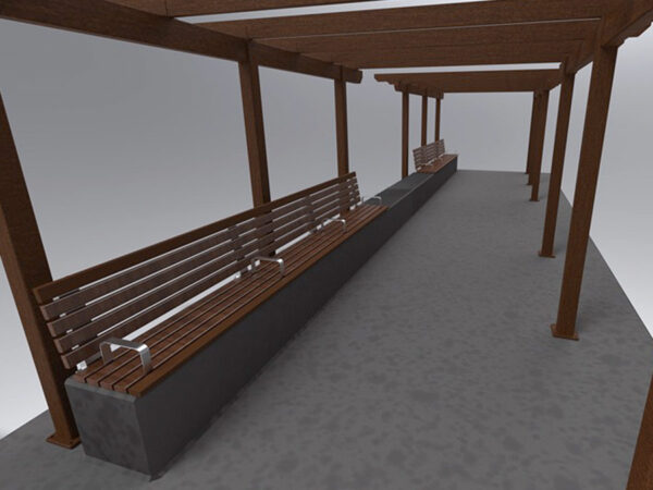 Walkway Arbor Shelter