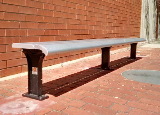 Boardwalk bench